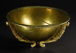 A RARE GILT-BRONZE SUNDIAL QIANLONG MARK AND PERIOD, DATED GENGZI YEAR, CORRESPONDING TO 1780 | 清乾隆庚子年(1780) 鎏金銅日晷 《大清乾隆庚子年製》款
