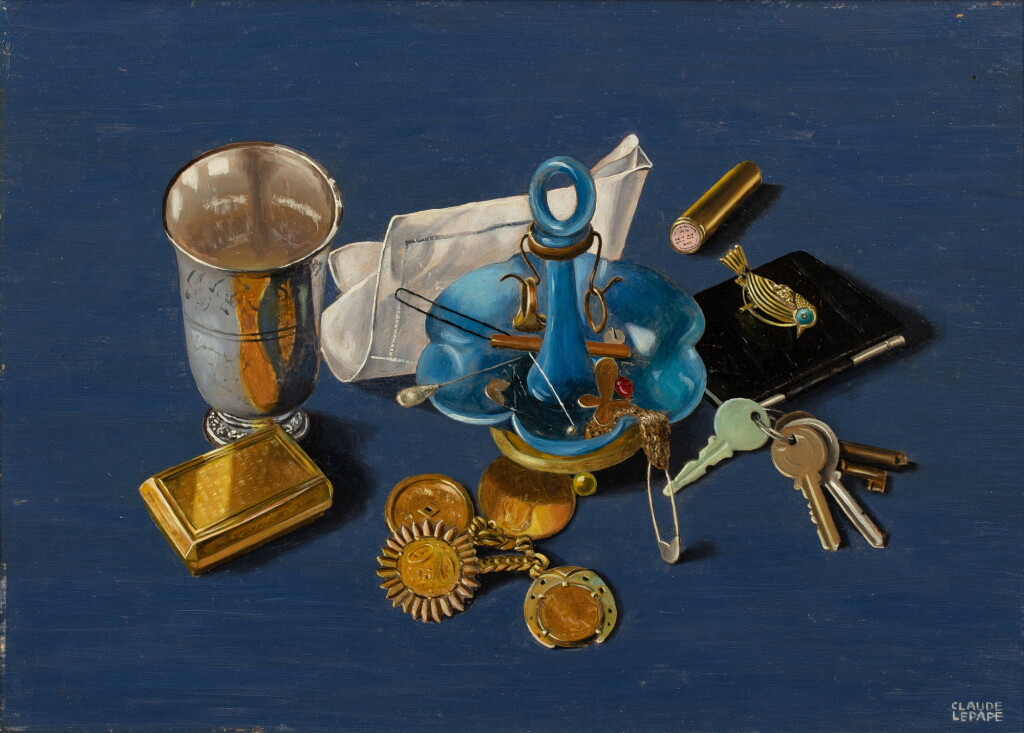 View full screen - View 1 of Lot 43. Still life with Keys | Nature morte aux clés.