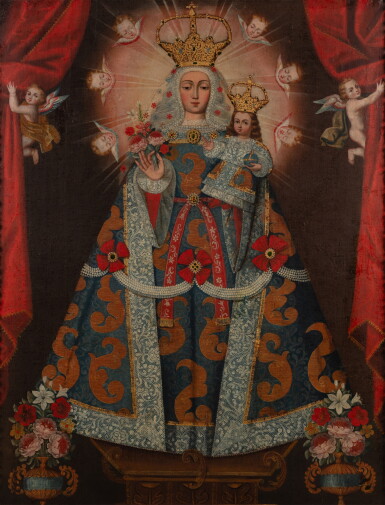 View full screen - View 1 of Lot 133. Virgin and Child | Vierge à l'Enfant.