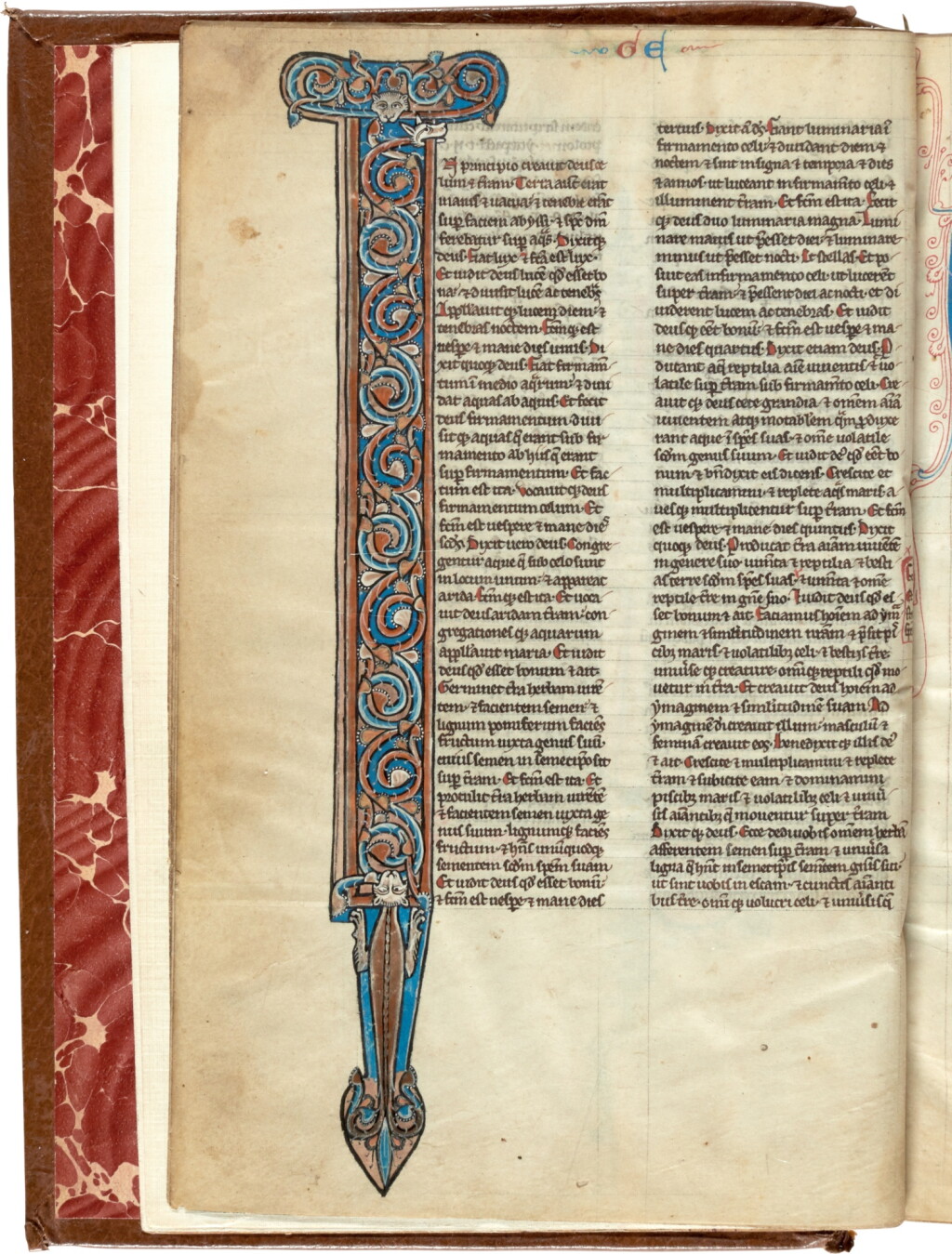 View full screen - View 1 of Lot 168. Bible in Latin | Illuminated manuscript on vellum, England (probably Oxford), second third of the 13th century.