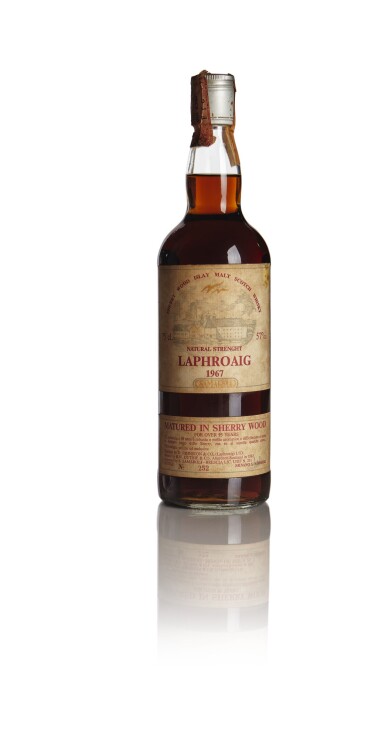 View full screen - View 1 of Lot 348. LAPHROAIG SAMAROLI 15 YEAR OLD 57.0 ABV 1967 .