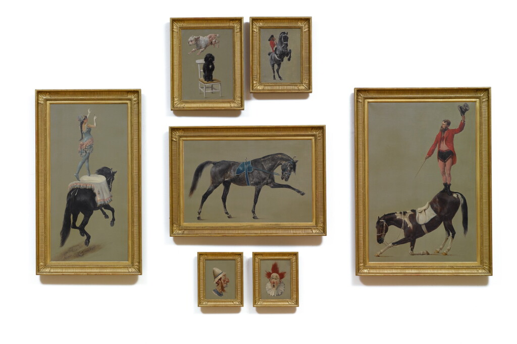 View full screen - View 1 of Lot 22. JEAN RICHARD GOUBIE | LE CIRQUE MOLIER (SET OF SEVEN PAINTINGS) .