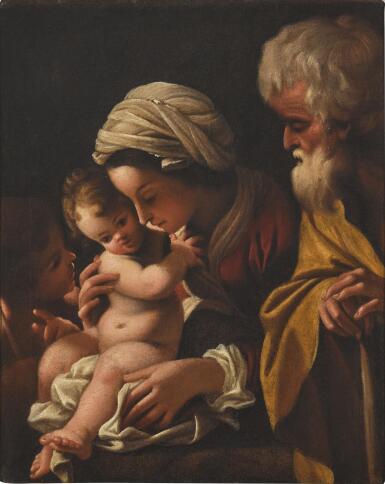 View full screen - View 1 of Lot 21. The Holy Family with Saint John the Baptist.