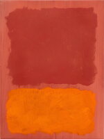 Untitled (Red and Orange on Salmon) | 無題（紅與橙色於橘粉色之上）