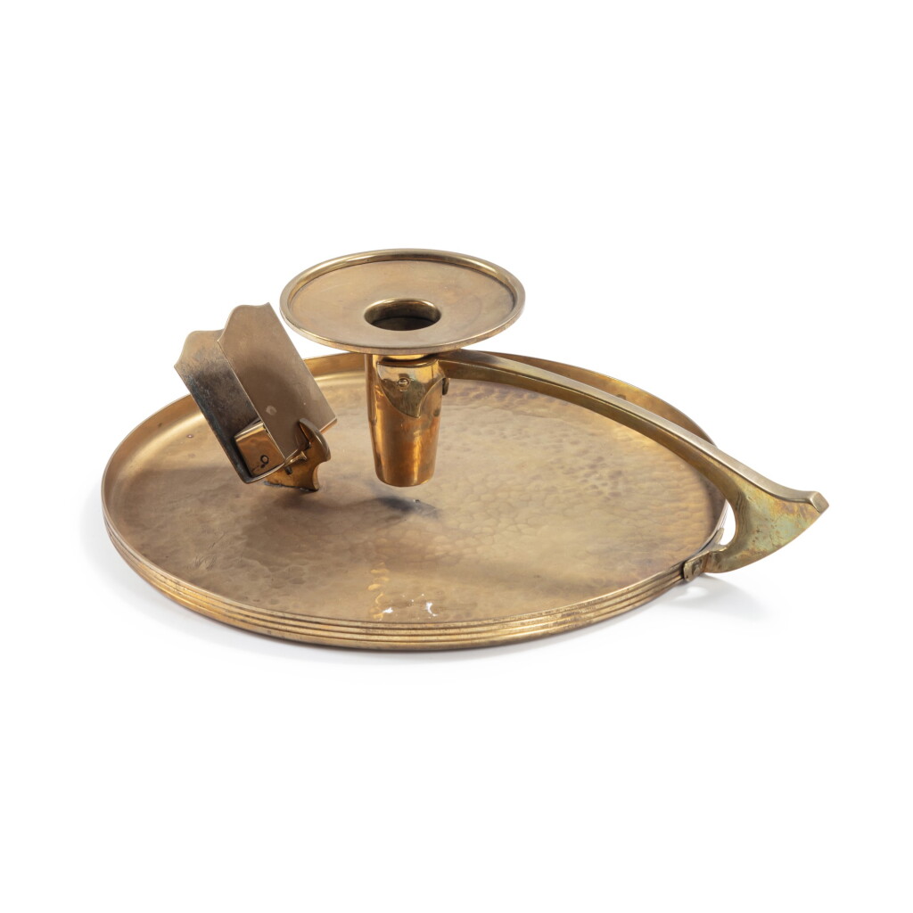 View full screen - View 1 of Lot 106. Candle holder, circa 1905.