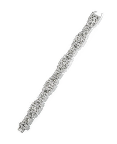View full screen - View 1 of Lot 261. Bracelet diamant | Diamond bracelet.