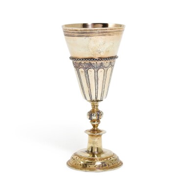 View full screen - View 1 of Lot 8. A German silver-gilt wine cup, Theodor or Tobias Riederer, Augsburg, circa 1614-1616.