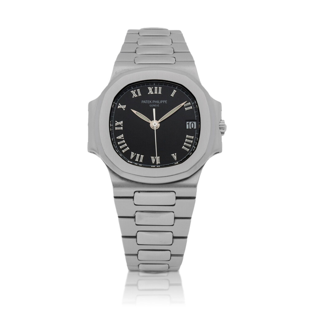 View full screen - View 1 of Lot 86. Nautilus, Ref. 3800/1A-001 Stainless steel wristwatch with date and bracelet Circa 2001 | 百達翡麗 | 3800/1A-001型號「Nautilus」精鋼鍊帶腕錶備日期顯示,年份約2001.