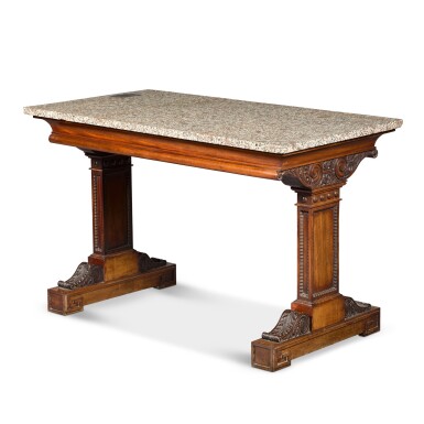 View full screen - View 1 of Lot 152. A mahogany table, part 19th century.
