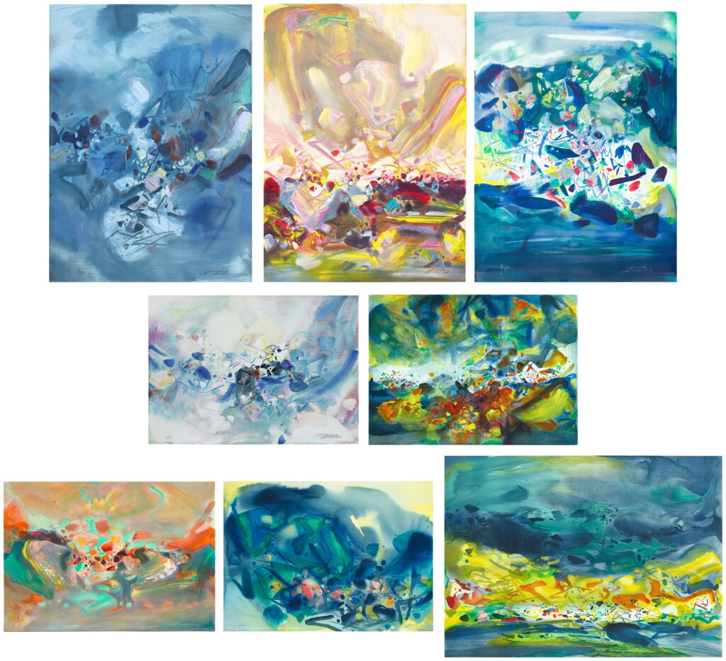 View full screen - View 1 of Lot 2037. Chu Teh-Chun 朱德群 | Composition 構成.