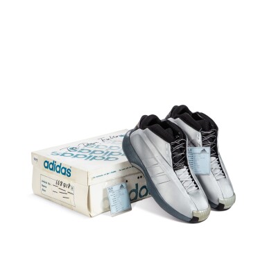 View full screen - View 1 of Lot 841. adidas 'The Kobe' Silver Development Sample | Size 9.
