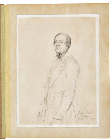 View full screen - View 1 of Lot 55. Portrait of Alphonse Gérard, Comte de Rayneval | Portrait d'Alphonse Gérard, Comte de Rayneval.