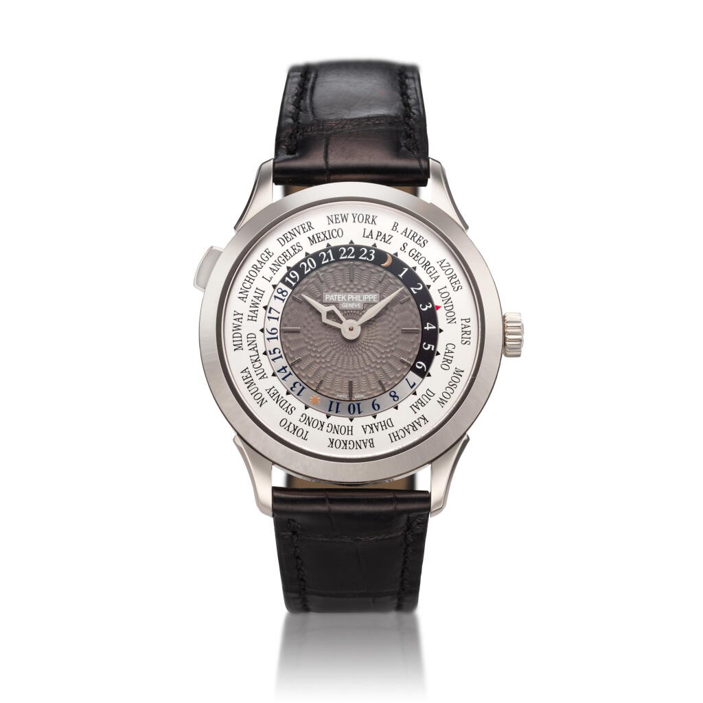 View full screen - View 1 of Lot 286. Reference 5230G-001 A white gold automatic world time wristwatch, Circa 2017 .