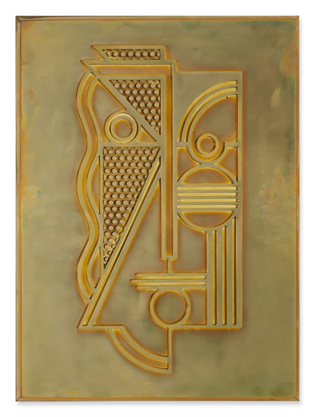 View full screen - View 1 of Lot 84. Modern Head Relief (Gemini 247).