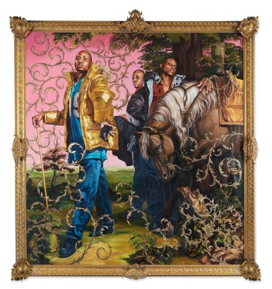 View full screen - View 1 of Lot 412. KEHINDE WILEY | LE ROI À LA CHASSE II.