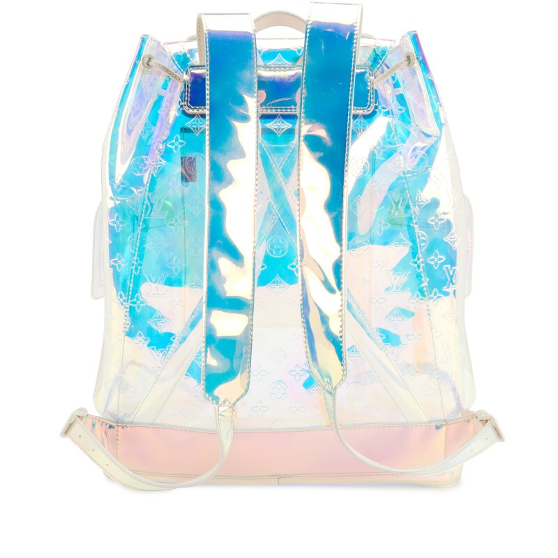 louis vuitton backpack transparent x NBA Christopher MM around zip closure make it an ideal everyday bag for todays mobile lifestyles. NEW Louis Vuitton Christopher Prism