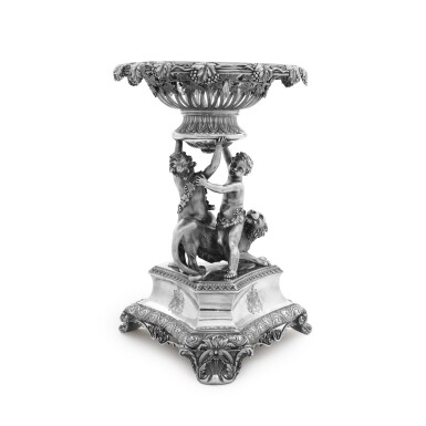 View full screen - View 1 of Lot 159. A George IV Silver Centerpiece, Benjamin Smith III, London, 1827.
