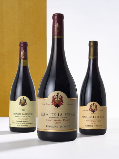 View full screen - View 1 of Lot 3315. Clos de la Roche, Cuvée Vieilles Vignes 2002 Domaine Ponsot (6 MAG).