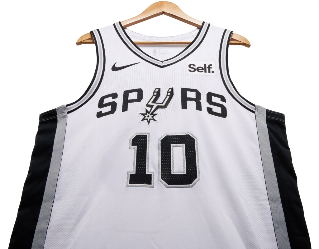 View full screen - View 1 of Lot 11. Jeremy Sochan San Antonio Spurs 2023-2024 Kia NBA Tip-Off Game Worn Association Edition Jersey | Matched to 4 Games.