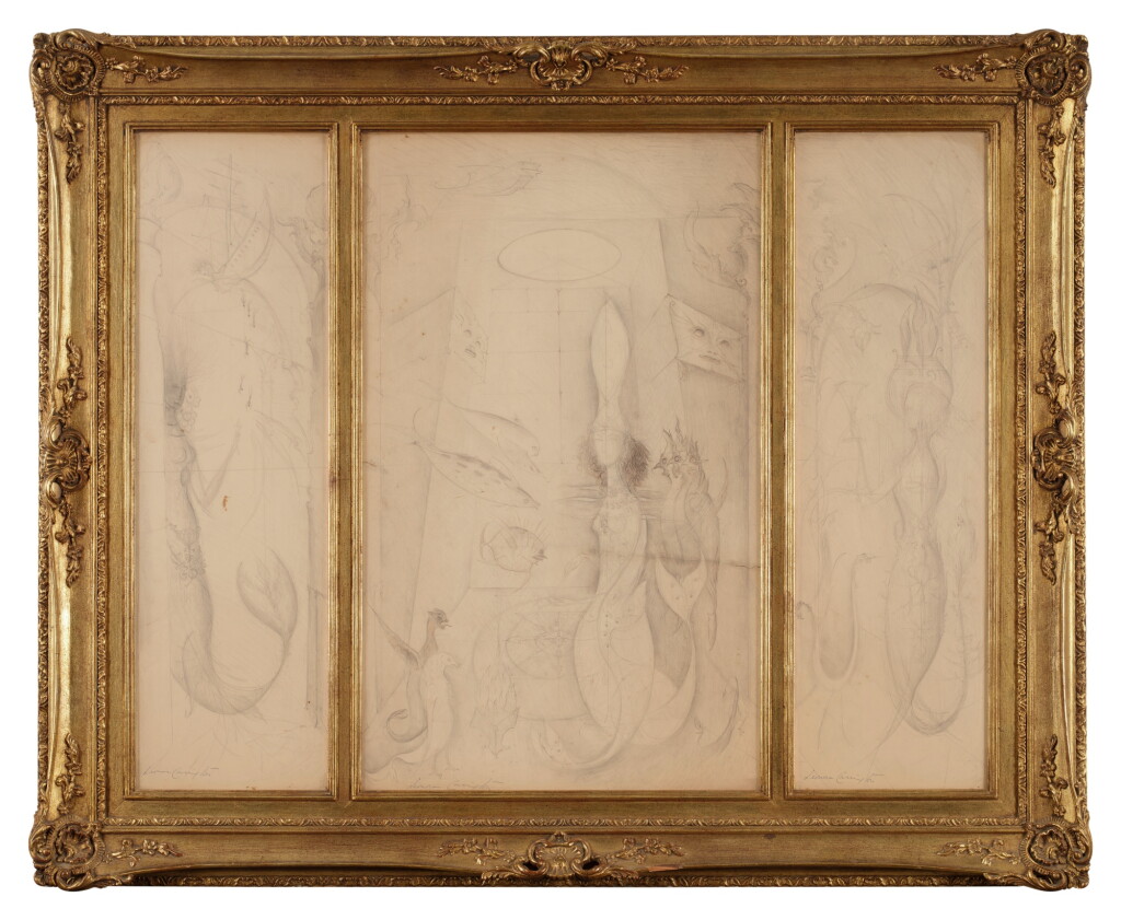 View full screen - View 1 of Lot 2171. Sueño de sirenas (Bocetos).