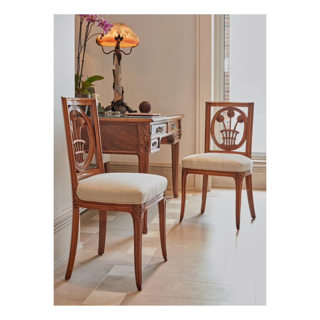View full screen - View 1 of Lot 79. Pair of Side Chairs.