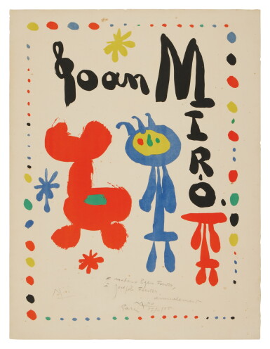 View full screen - View 1 of Lot 754. Poster for Exhibition of 1948 (Mourlot 67).