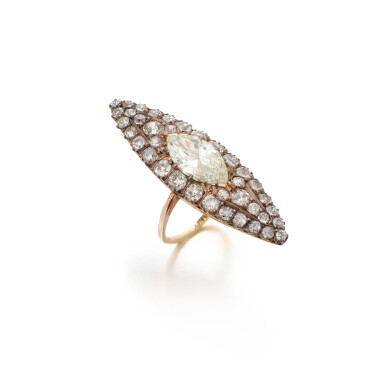 View full screen - View 1 of Lot 27. DIAMOND RING (ANELLO IN DIAMANTI), 1900.