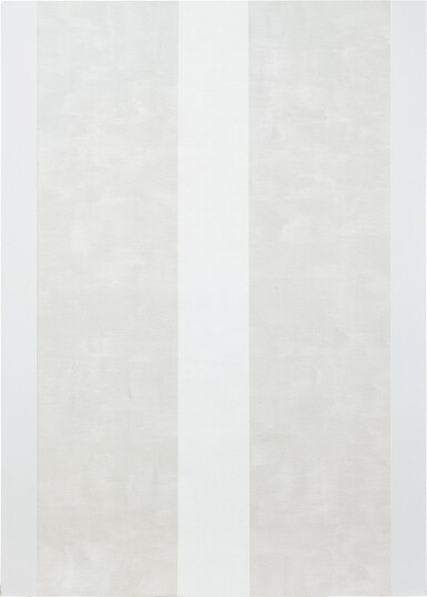 View full screen - View 1 of Lot 532. Mary Corse 瑪麗 · 闊思 | Untitled (White Inner Band with White Sides, Beveled) 無題(白色內帶斜面白色邊).