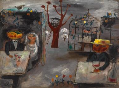 View full screen - View 1 of Lot 121. JULIAN TREVELYAN, R.A. | THE WEDDING.