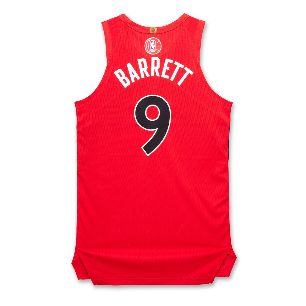 View full screen - View 1 of Lot 36. RJ Barrett ‘Canada Series’ Toronto Raptors 2025-2026 Game Worn Icon Edition Jersey.