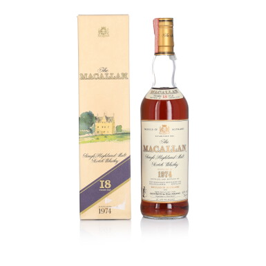 View full screen - View 1 of Lot 1011. The Macallan 18 Year Old 43.0 abv 1974 (1 bt 70cl).