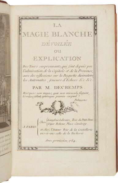 Decremps, Henri Scathing exposé of famed magician Giuseppe