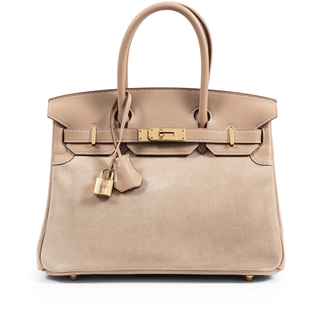 View full screen - View 1 of Lot 636. Limited Edition Argile Swift and Chamois Doblis Grizzly Birkin 30 Permabrass Hardware, 2012.