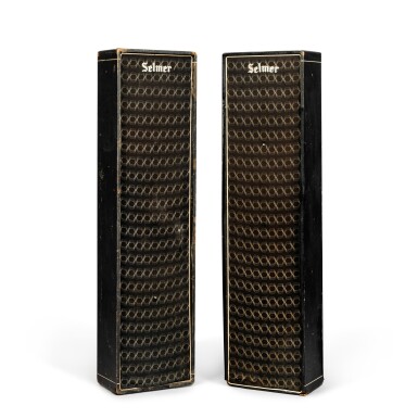 View full screen - View 1 of Lot 89. Pink Floyd | A pair of stage-used speakers from the band's formative days.