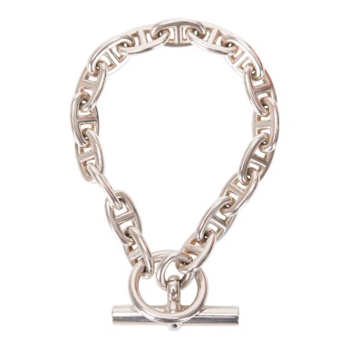 View full screen - View 1 of Lot 217. Hermès "Chaîne d'Ancre" Bracelet MM.