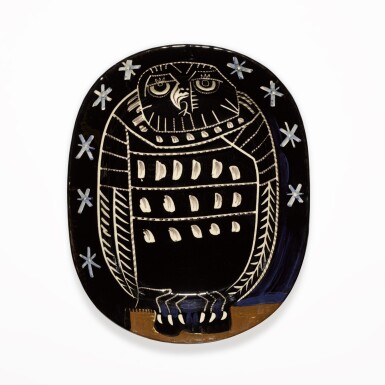 View full screen - View 1 of Lot 16. Hibou brillant (A.R. 285).