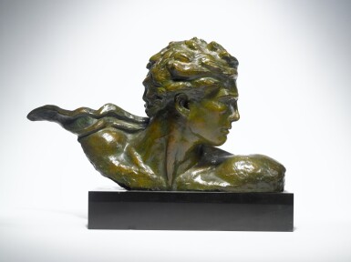 View full screen - View 1 of Lot 28. Bust of Jean Mermoz.