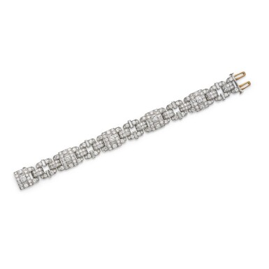 View full screen - View 1 of Lot 1. Diamond Bracelet.