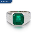 EMERALD RING | 3.81卡拉「哥倫比亞」祖母綠戒指