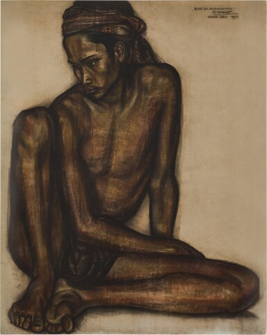 View full screen - View 1 of Lot 6014. Rudolf Bonnet 魯道夫·邦尼 | Boer uit Njoekoening 巴厘島農民.