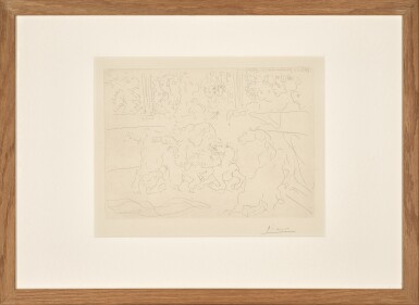 View full screen - View 1 of Lot 103. Corrida. Torero blessé, from la suite Vollard (B. 203; Ba. 380).