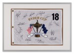 2008 Ryder Cup Flag | Signed by European Team including Sergio García and Justin Rose and Others