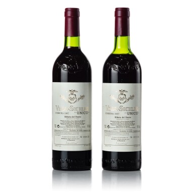 View full screen - View 1 of Lot 355. Vega Sicilia 'Unico' 1987 (2 BT).