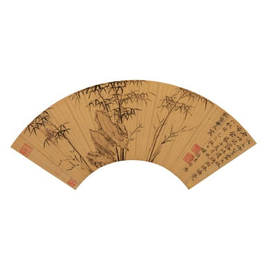 View full screen - View 1 of Lot 2546. Chen Qin 1515-? 陳芹 | Ink Bamboos and Rocks 竹石圖.