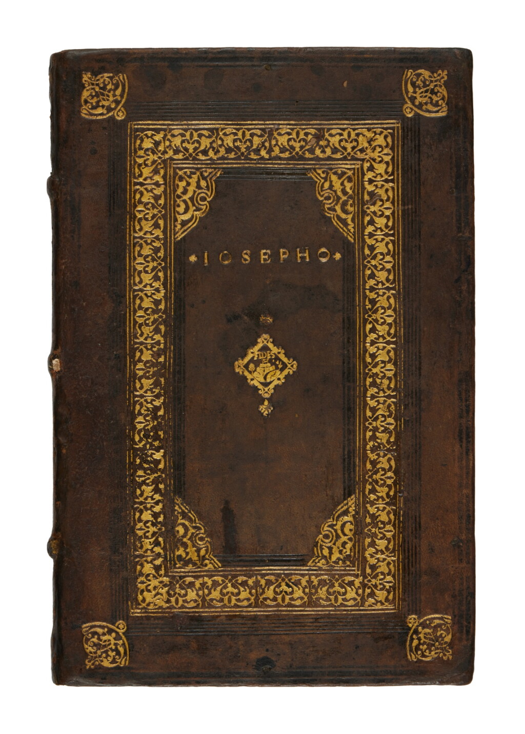 View full screen - View 1 of Lot 803. Josephus Flavius, Della guerra giudaica tradotto..., Florence, Heirs of Filippo I Giunta, 1526, contemporary Italian brown calf for Federico II Gonzaga.