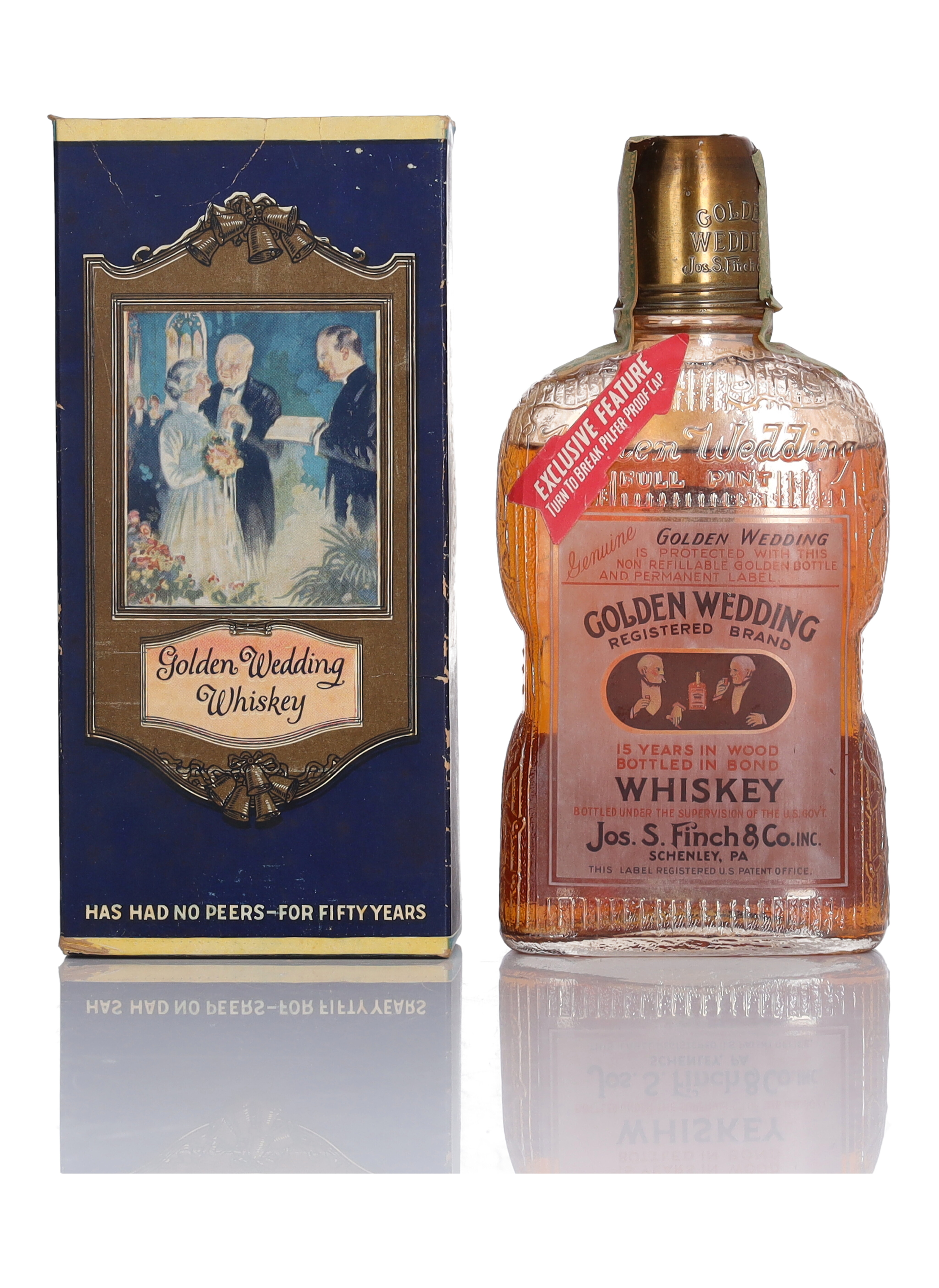 Golden Wedding 15 Year Old 100 Proof 1917 (1 Pint) | Whisky Golden Wedding 15 Year Old 100 Proof 1917 (1 Pint) | Whisky