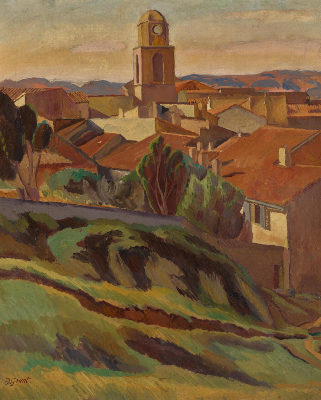View full screen - View 1 of Lot 137. DUNCAN GRANT | VIEW OF ST TROPEZ.