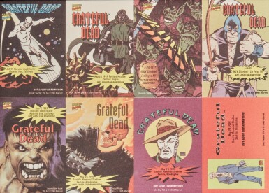 View full screen - View 1 of Lot 164. Grateful Dead | Backstage passes for some of the last performances.