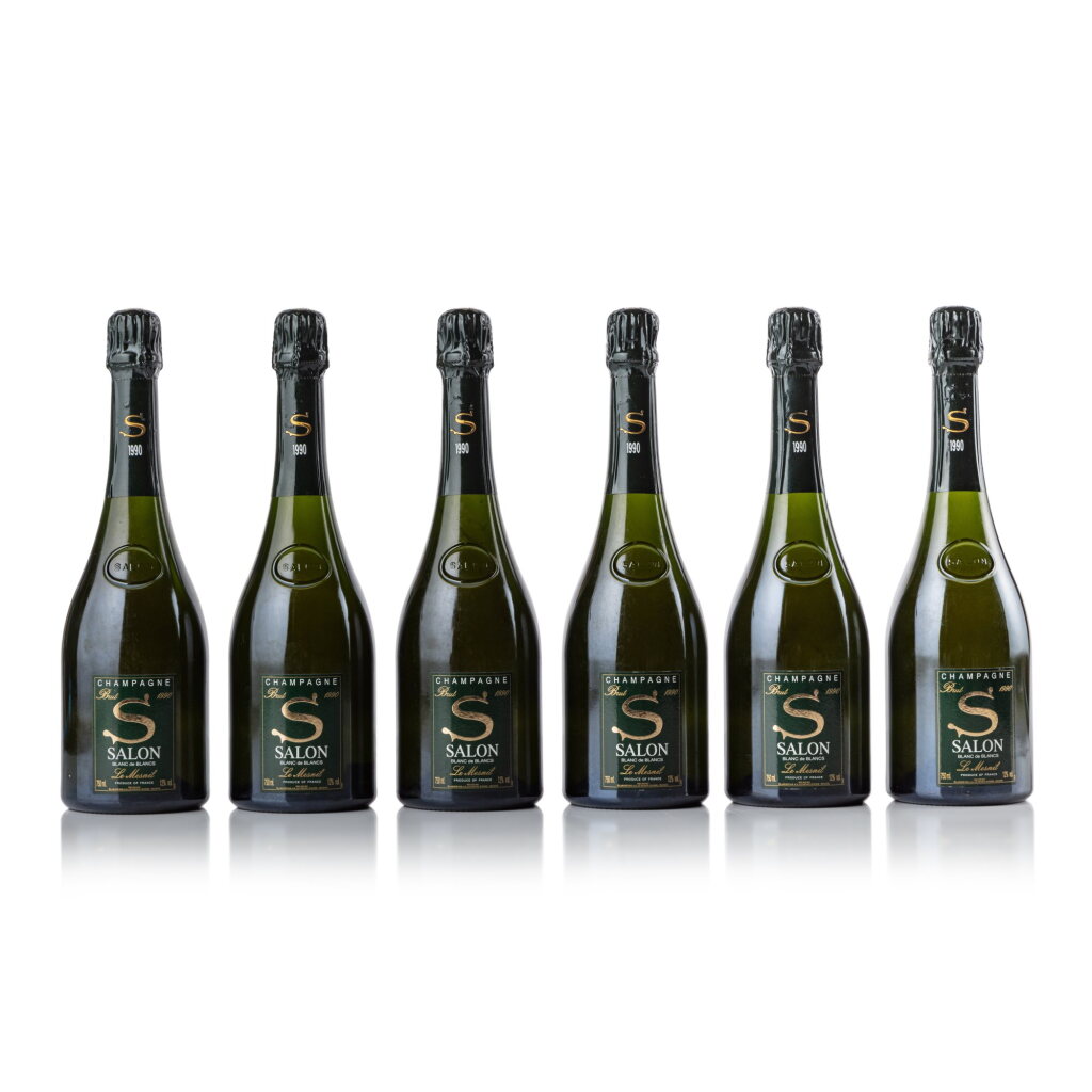 View full screen - View 1 of Lot 207. Salon Le Mesnil, Blanc de Blancs 1990 (6 BT).