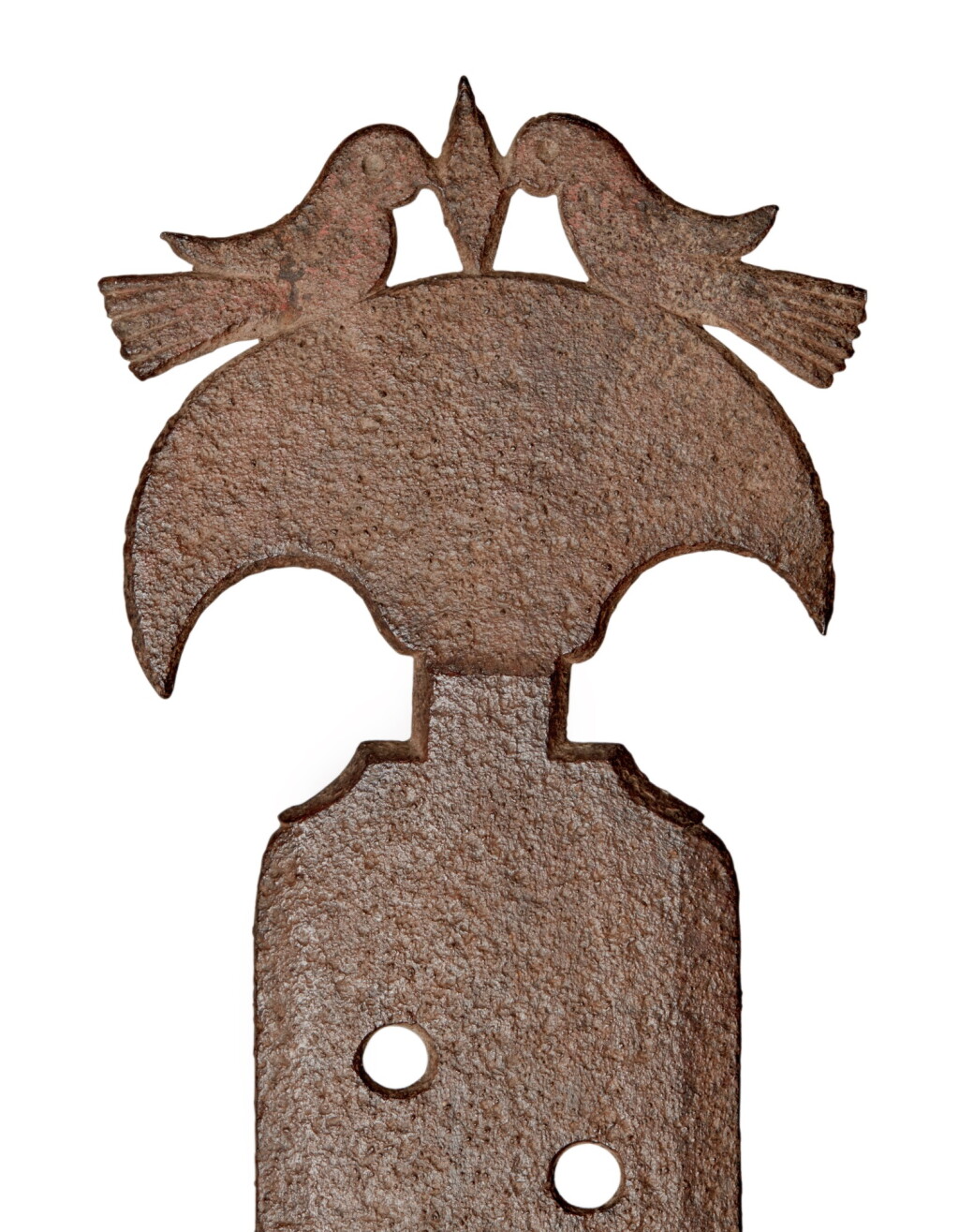 View full screen - View 1 of Lot 637. Rare Wrought Iron Mill Iron, Southeastern Pennsylvania, Second half 18th Century.
